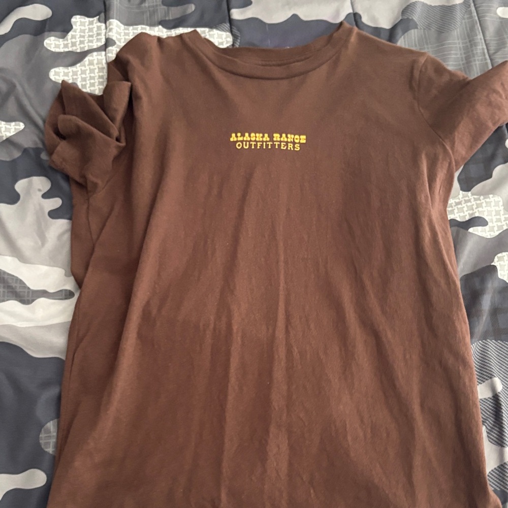Old Navy Brown Kids Tee with Yellow Print